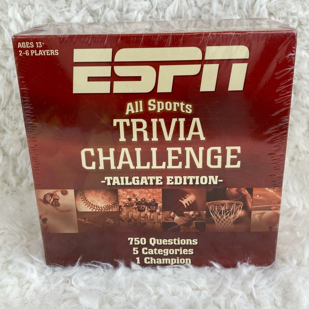 ESPN 2007 All Sports Trivia Challenge Tailgate Edition Board Game NIB Unopened